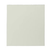 Witte kleur Solid Color Notitieblok (Voorkant)