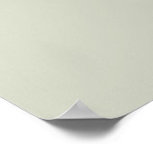 Witte kleur Solid Color Poster (Hoek)