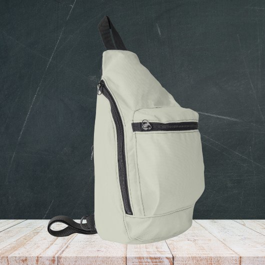 Witte kleur Solid Color Sling Bag