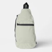 Witte kleur Solid Color Sling Bag (Voorkant)