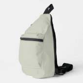 Witte kleur Solid Color Sling Bag (Rechterhoek)