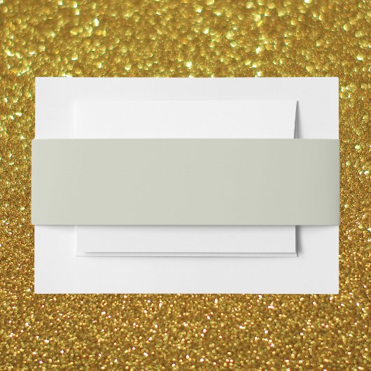 Witte kleur Solid Color Uitnodigingen Wikkel