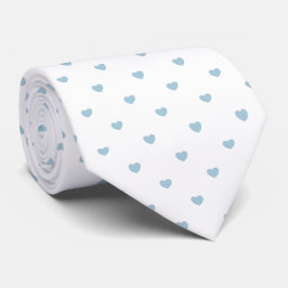 Witte kleuren Blauw ontwerp voor hartig ontwerp St Stropdas