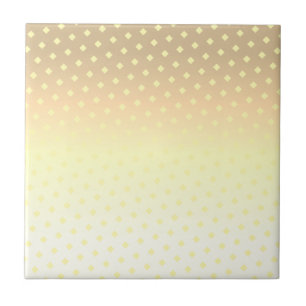 Witte kleuren met geel beige kleuren: minimalistis tegeltje