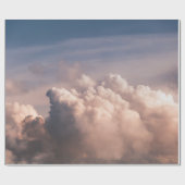 WITTE KLEUREN ONDER BLAUWE HUIDEN CADEAUPAPIER (Vlak)