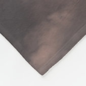 WITTE KLEUREN ONDER BLAUWE HUIDEN FLEECE DEKEN (Hoek)