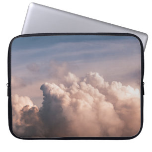 WITTE KLEUREN ONDER BLAUWE HUIDEN LAPTOP SLEEVE