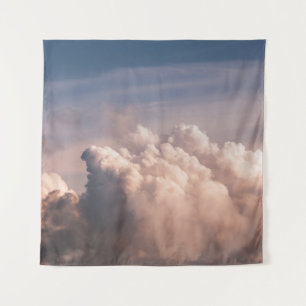 WITTE KLEUREN ONDER BLAUWE HUIDEN WANDKLEED