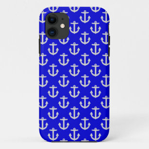 Witte kleuren op blauwe achtergrond Case-Mate iPhone case
