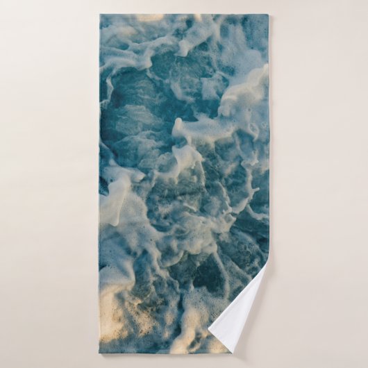 WITTE KLEUREN OP BLAUWE SKY BADHANDDOEK (Badhanddoek)