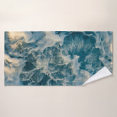 WITTE KLEUREN OP BLAUWE SKY BADHANDDOEK (Badhanddoek)