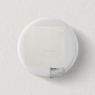 Witte Kleuren "Post-Post" Speld: Knop  Ronde Button 3,2 Cm