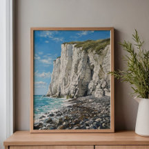 Witte Kliffen van Dover Beach Art