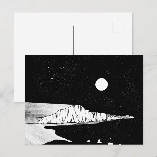 Witte kliffen van Dover Briefkaart (Voorkant / Achterkant)