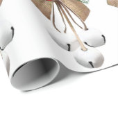 Witte klokken en Holly inpakpapier (Rol Hoek)