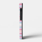 Witte knijpstrepen Case-Mate iPhone case (Achterkant / Links)