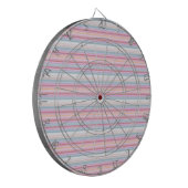 Witte knijpstrepen dartbord (Voorkant Links)