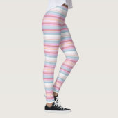 Witte knijpstrepen leggings (Rechts)