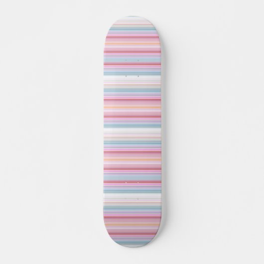 Witte knijpstrepen persoonlijk skateboard (Voorkant)