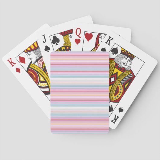 Witte knijpstrepen pokerkaarten (Achterkant)