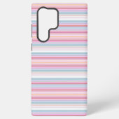 Witte knijpstrepen samsung galaxy hoesje (Achterkant)