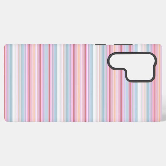 Witte knijpstrepen samsung galaxy hoesje (Achterkant horizontaal)