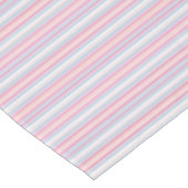 Witte knijpstrepen tafelkleed (Gekanteld)