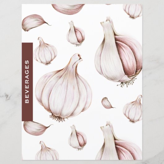 Witte knoflook-ontvanger divider | Dranken (Achterkant)