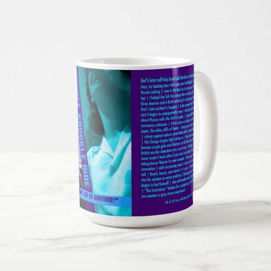 Witte knokkel rijden koffiemok (Voorkant rechts)