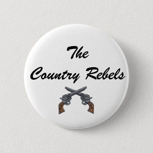 Witte knop ronde button 5,7 cm (Voorkant)