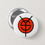 Witte knop YOS Ronde Button 5,7 Cm (Voorkant /achterkant)