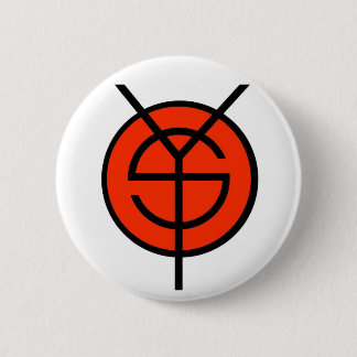 Witte knop YOS Ronde Button 5,7 Cm