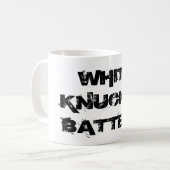 WITTE KNUCKLE BATTERIJ - KoffieMok (Voorkant links)
