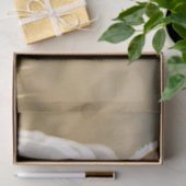 Witte Koe in Boerderij Field Decoupage Tissuepapier (Geschenk)