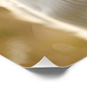 Witte Koe in Boerderij veld Perfect Poster (Hoek)