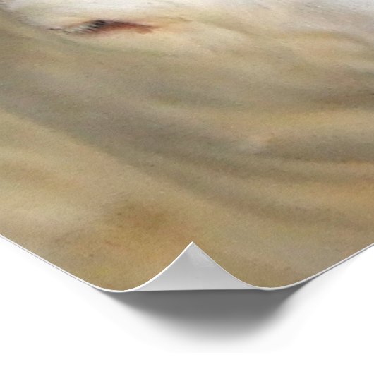 Witte Koe Poster (Hoek)