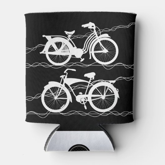 Witte Koelbox fietsenfiets Blikjeskoeler (Voorkant)