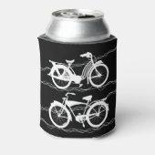 Witte Koelbox fietsenfiets Blikjeskoeler (Blikje Achterkant)