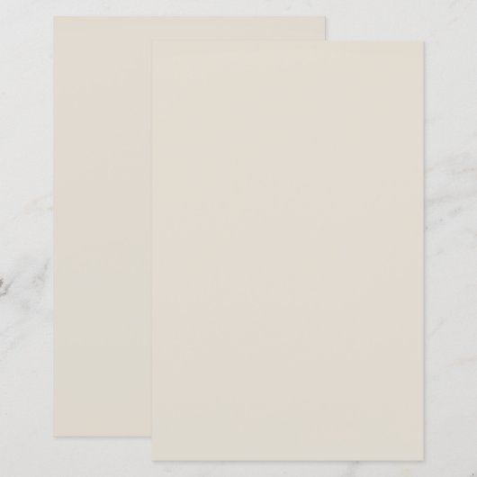 Witte koffie Effen kleur (Voorkant / Achterkant)
