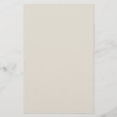 Witte koffie Effen kleur Briefpapier (Voorkant)