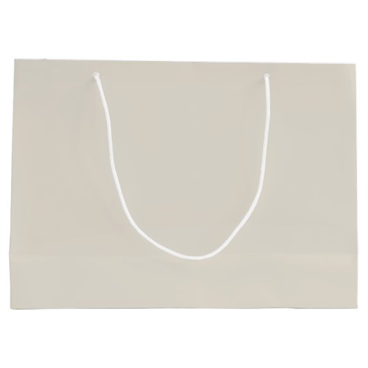 Witte koffie Effen kleur Groot Cadeauzakje (Achterkant)