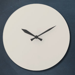 Witte koffie Effen kleur Grote Klok