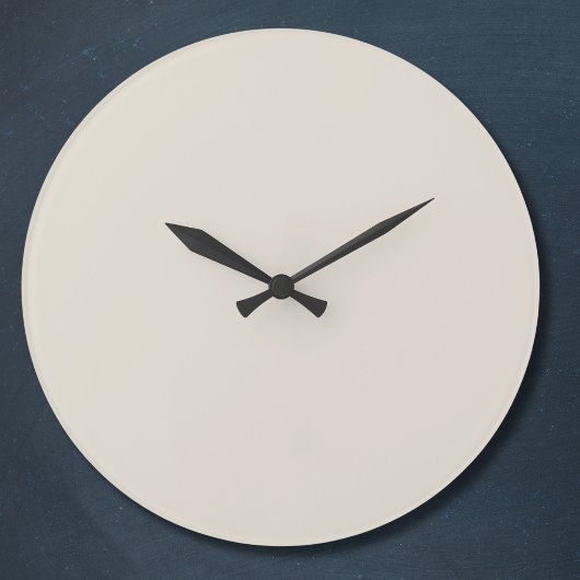 Witte koffie Effen kleur Grote Klok