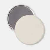 Witte koffie Effen kleur Magneet (Voorkant / Achterkant)
