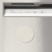 Witte koffie Effen kleur Magneet (Insitu (Vaatwasser))