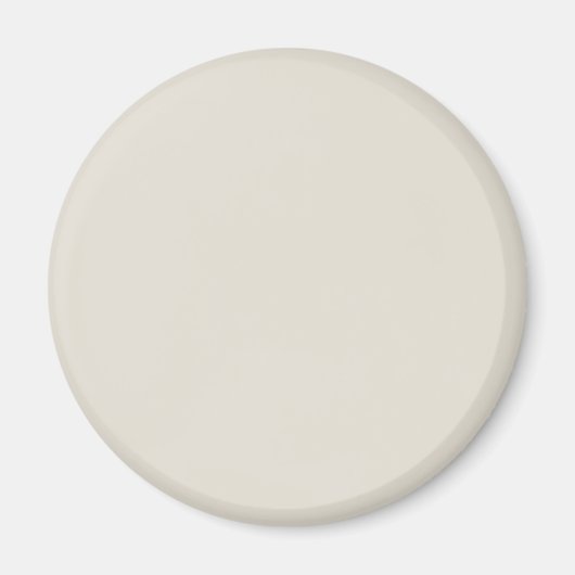 Witte koffie Effen kleur Magneet (Voorkant)
