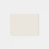 Witte koffie Effen kleur Post-it® Notes (Voorkant)