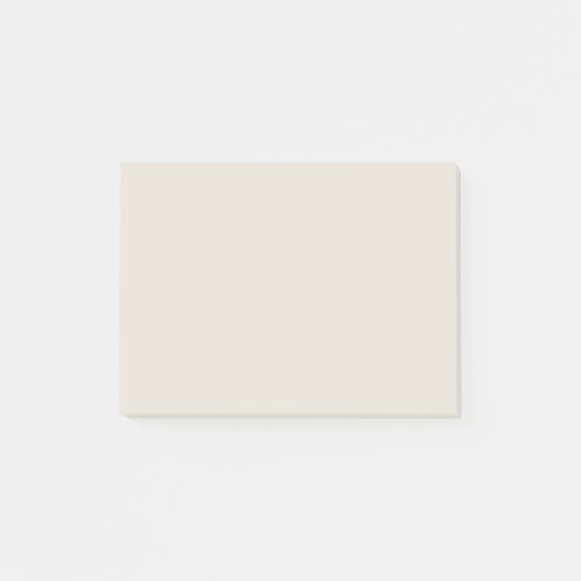 Witte koffie Effen kleur Post-it® Notes (Voorkant)