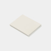Witte koffie Effen kleur Post-it® Notes (Schuin)