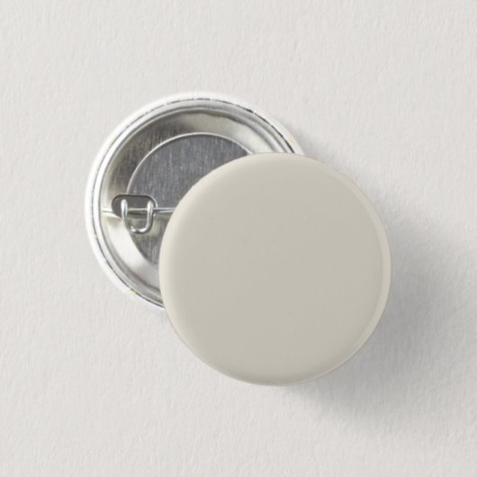 Witte koffie Effen kleur Ronde Button 3,2 Cm (Voorkant /achterkant)